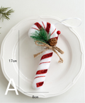 Christmas Decoration - Red & White Cane
