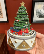 Spinning Train Christmas Tree