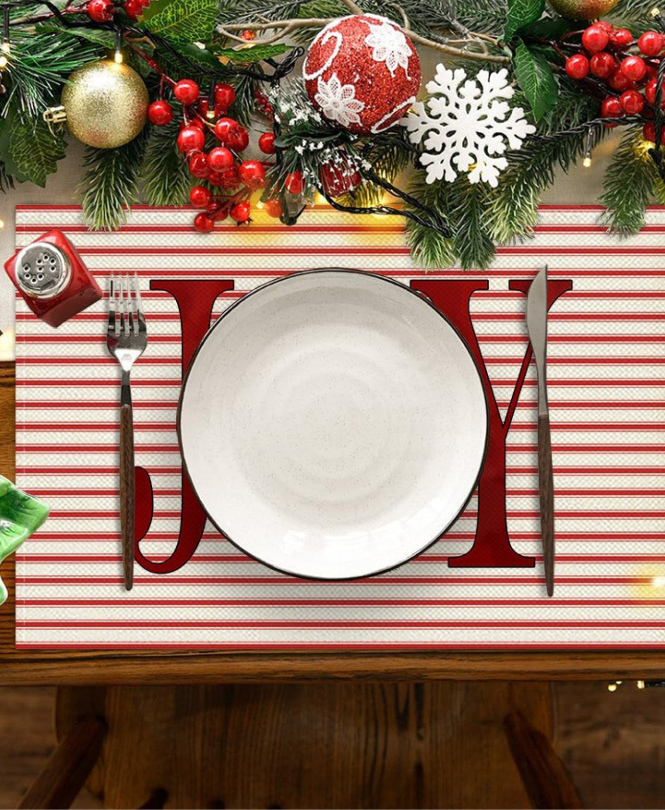 Christmas Dining Placemats Set