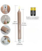 Morandi Classic LED Candle Set