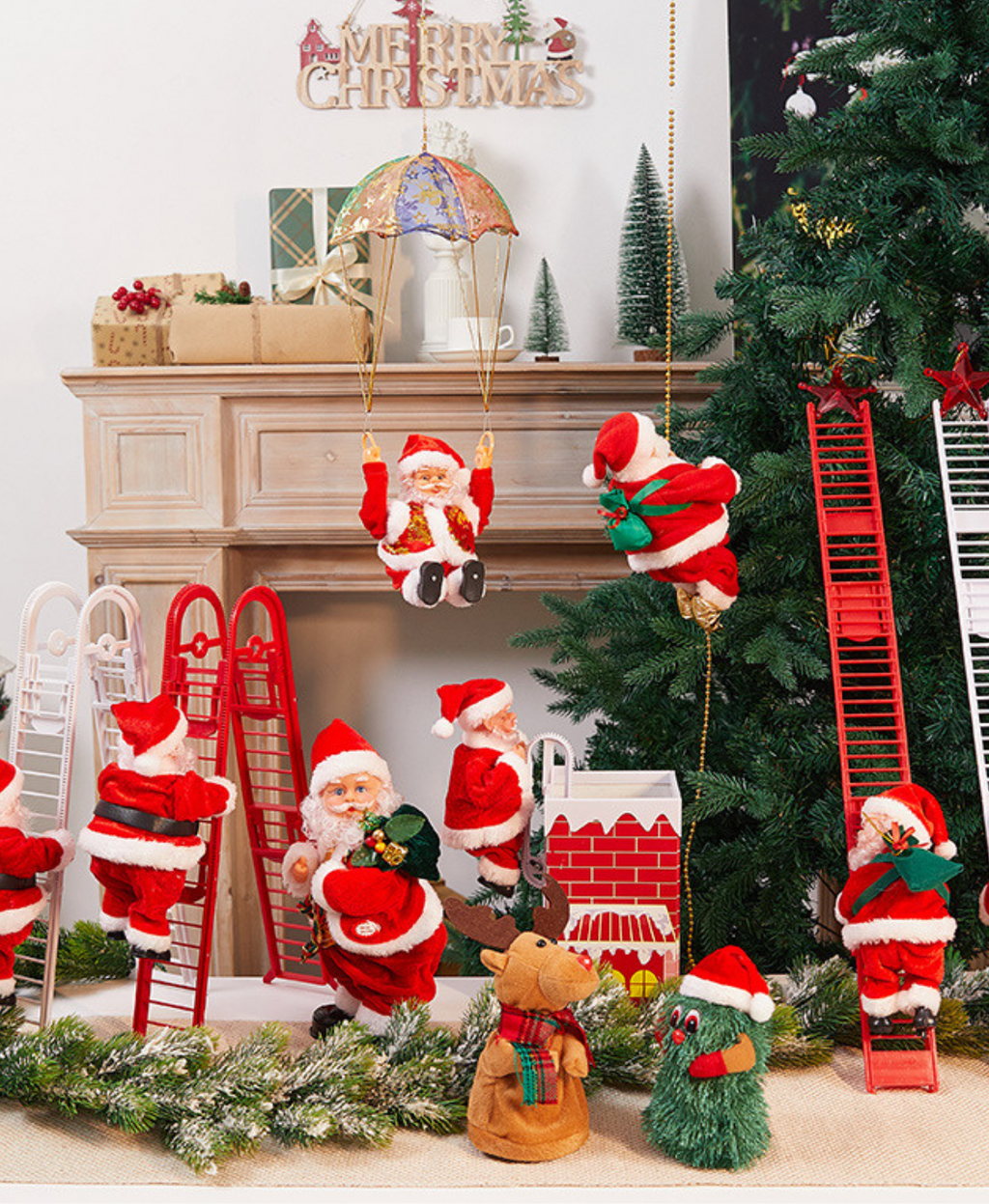 Santa's Magical Adventure Holiday Decoration