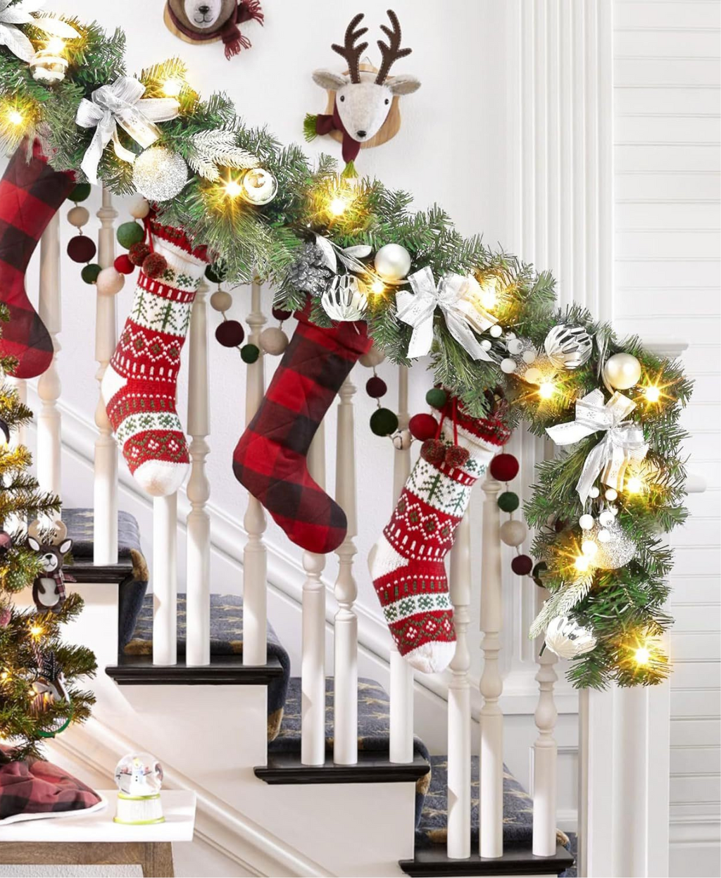 Silver Grace Holiday Garland