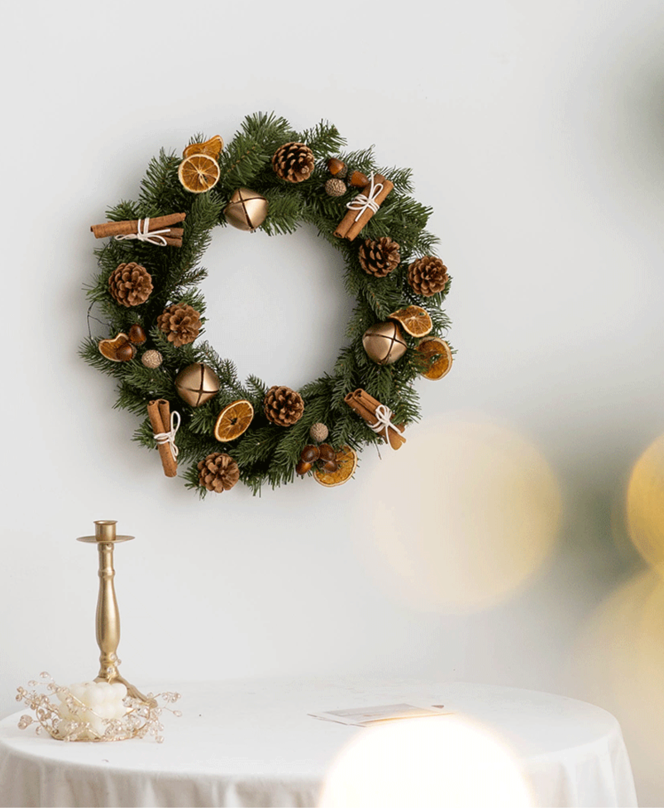 Nature’s Charm Holiday Wreath