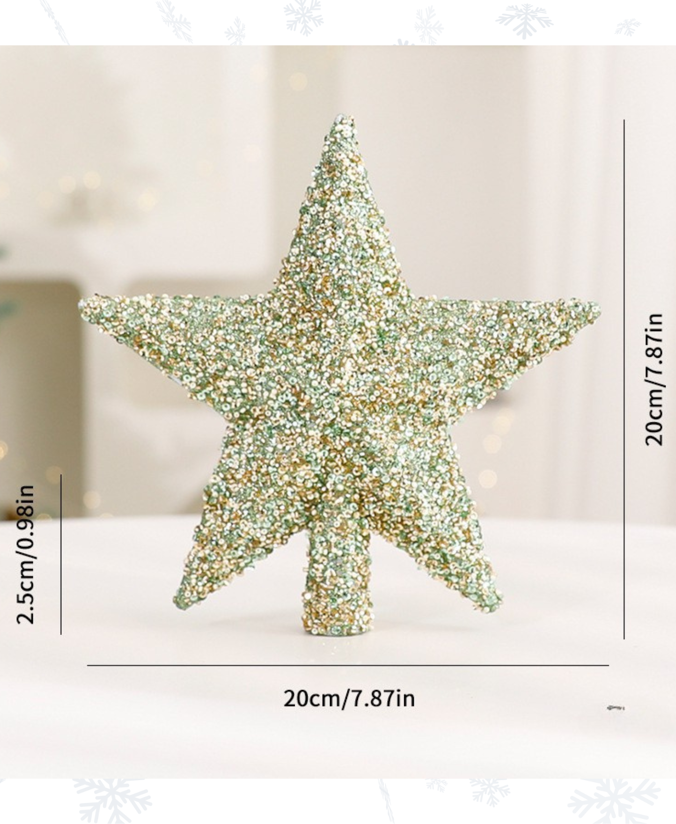 Glitz Star Tree Top
