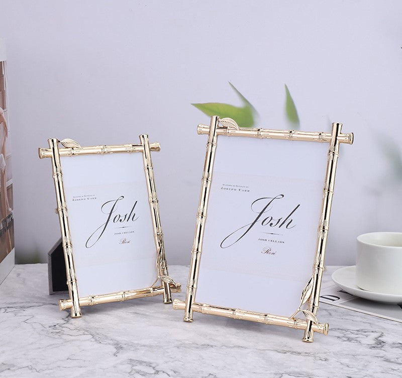 GIFTING INSPIRATION - Gold Bamboo Picture Frame