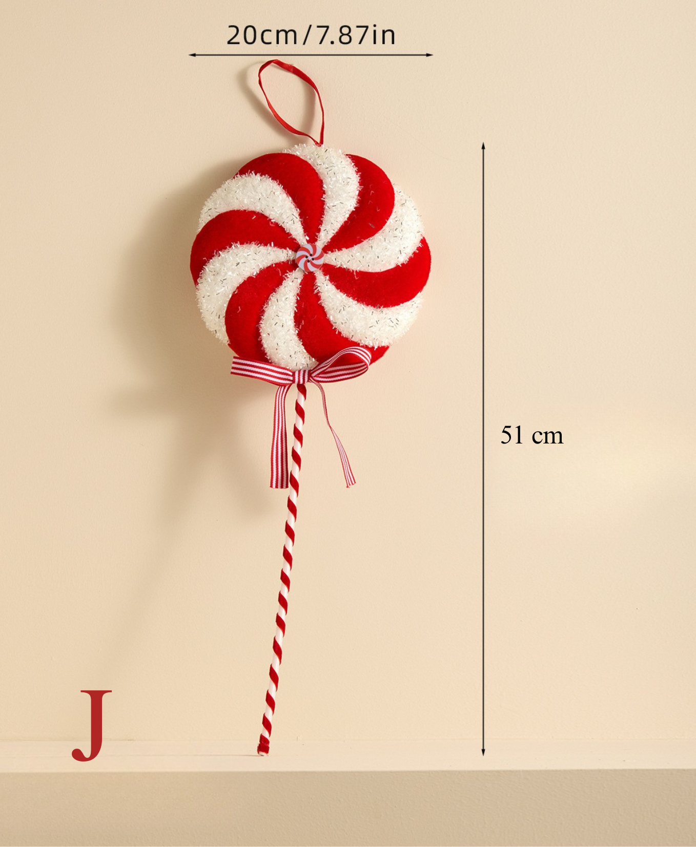 Jolly Lolli Christmas Ornament