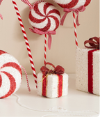 Sparkling White Gift Box Ornament