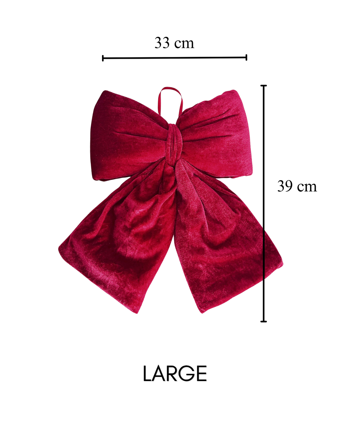 Classic Red Christmas Bow