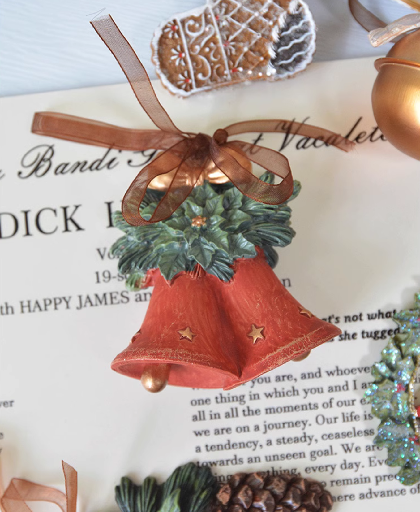 Vintage Retro Christmas Tree Ornaments