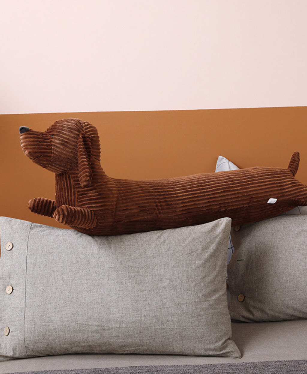 Brown Dachshund Pillow