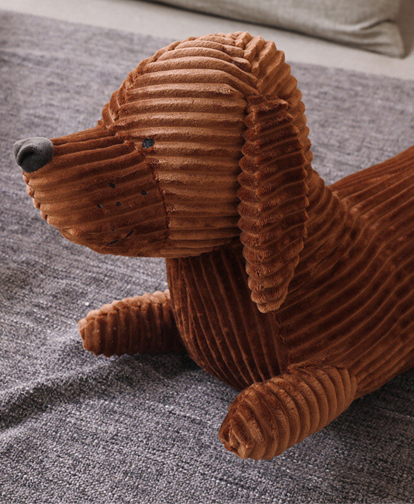 Brown Dachshund Pillow