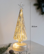 Gleaming Glass Christmas Tree Decoration