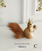 Magical Pine Grove Squirrel Decoration