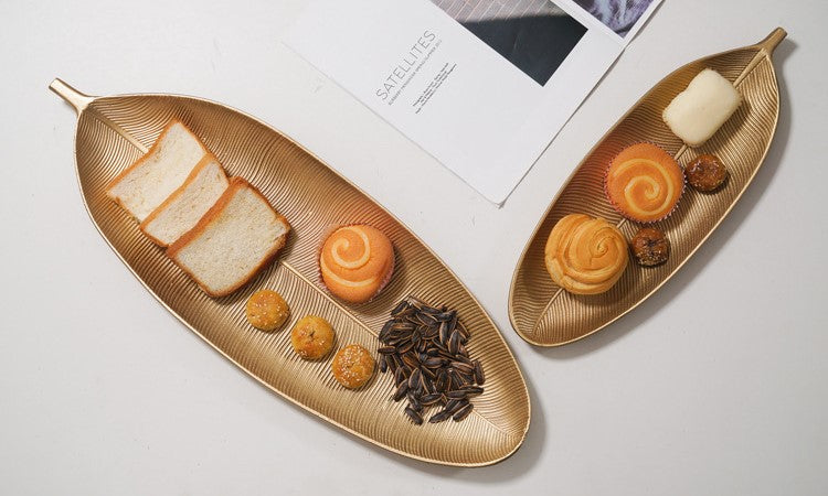 Golden Serving Trays