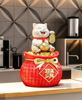 Lucky Cat Treasure Decor