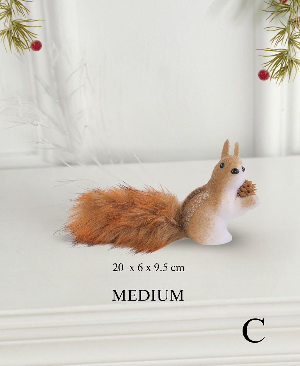 Magical Pine Grove Squirrel Decoration