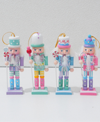 Pastel Macaroon Candy Nutcrackers Set