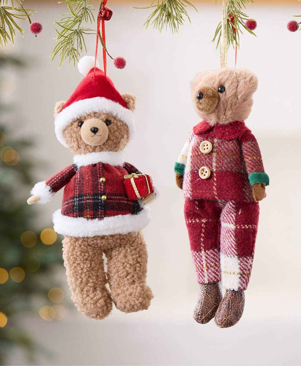 Christmas Teddy Bear Ornament