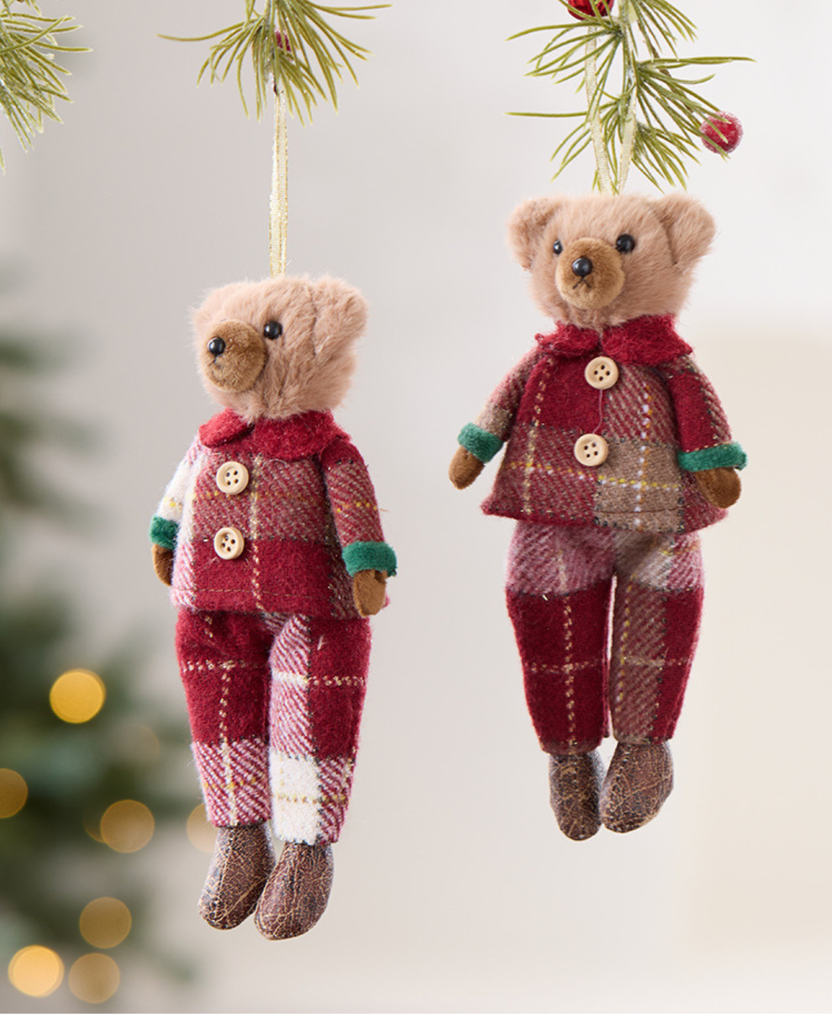 Christmas Teddy Bear Ornament
