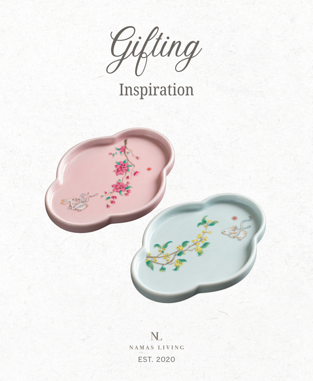 GIFTING INSPIRATION -  Blossom and Bunny Snack Dish