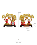 Golden Wealth Tree Bluetooth Speaker & Voice Assistant