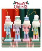 Pastel Macaroon Candy Nutcrackers Set