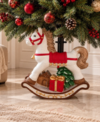 Festive Rocking Horse Tree Stand