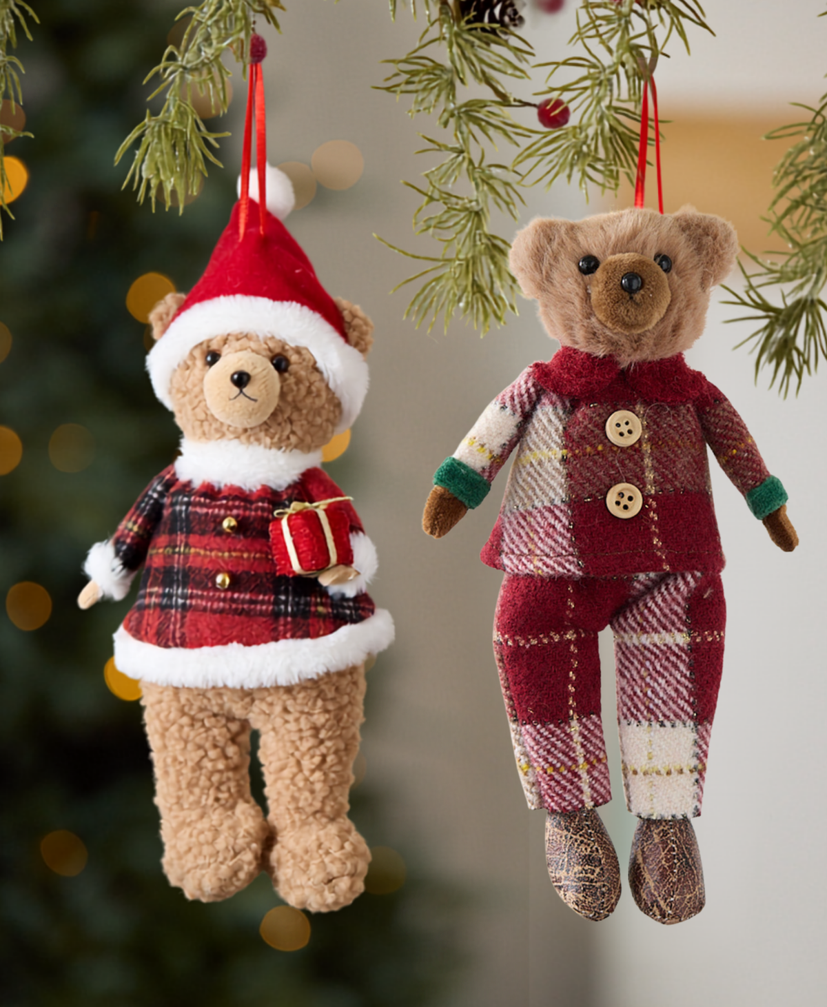 Christmas Teddy Bear Ornament