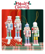 Pastel Macaroon Candy Nutcrackers Set