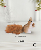 Magical Pine Grove Squirrel Decoration