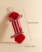 Candy Stripe Christmas Cracker Ornament