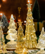 Gleaming Glass Christmas Tree Decoration