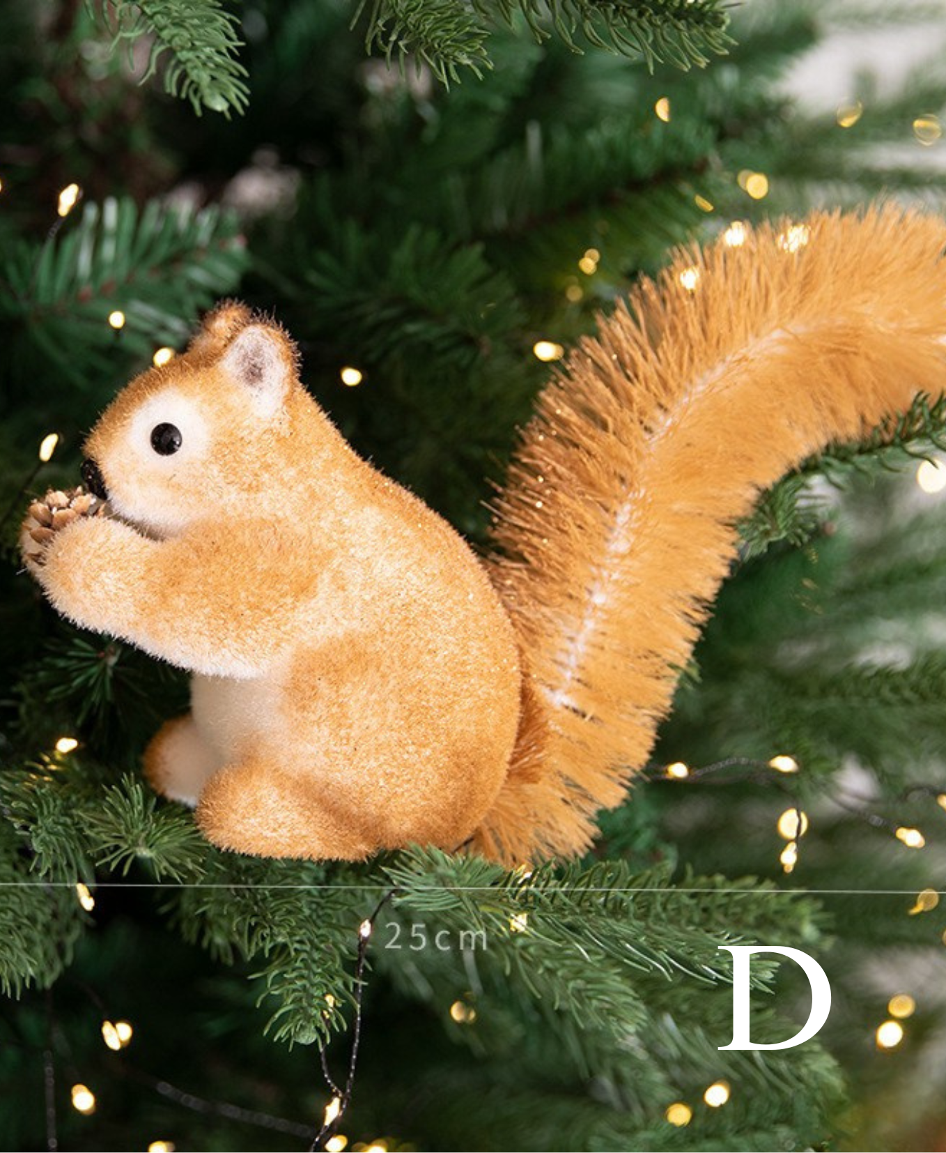 Magical Pine Grove Squirrel Decoration