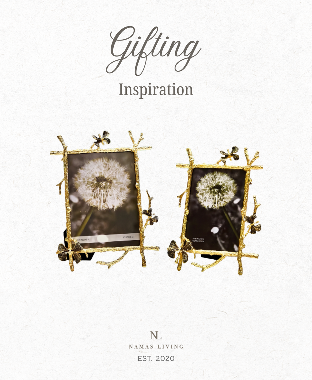 GIFTING ISNPIRATION - Orchid Petal Picture Frame
