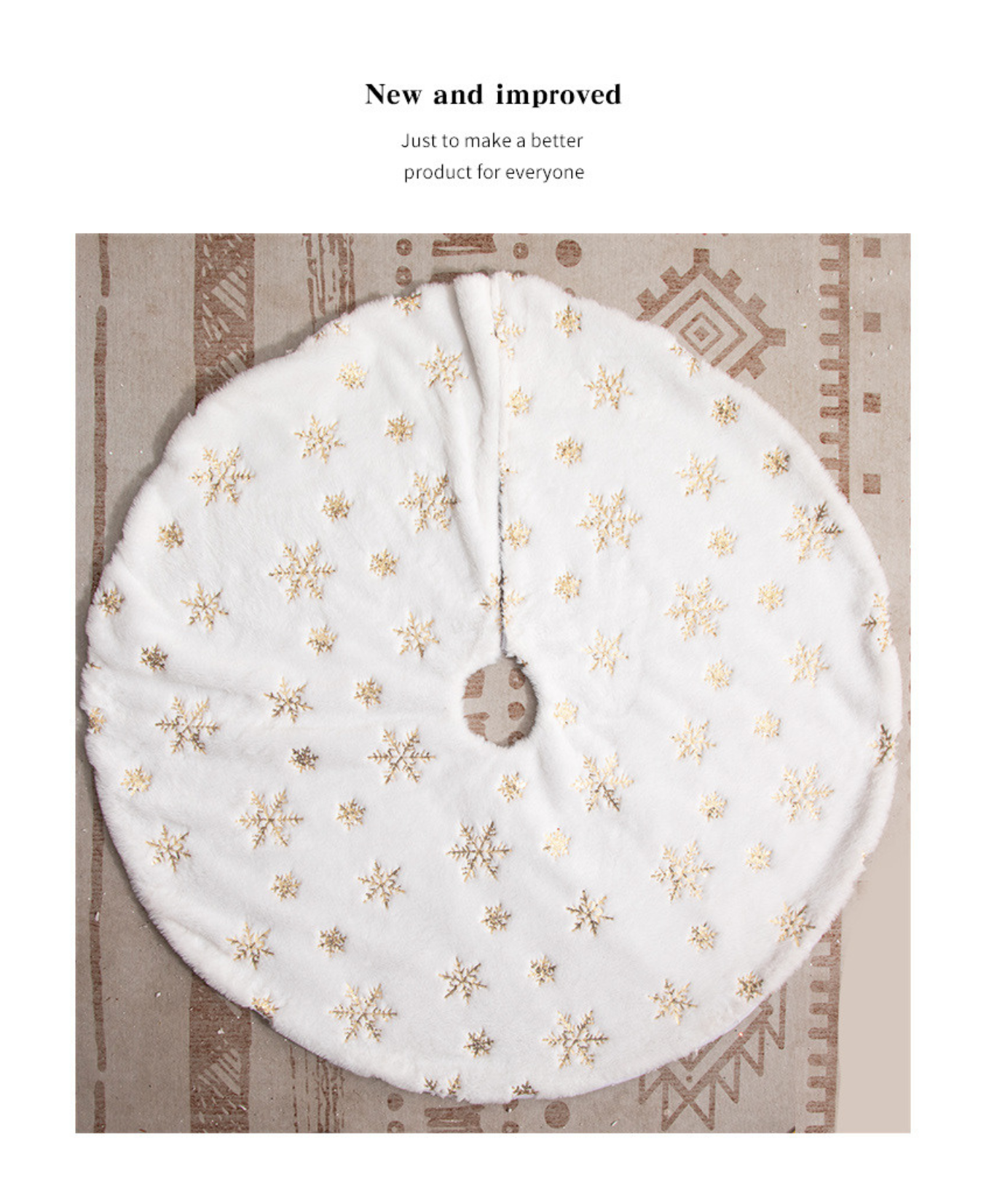 White Christmas Tree Skirt