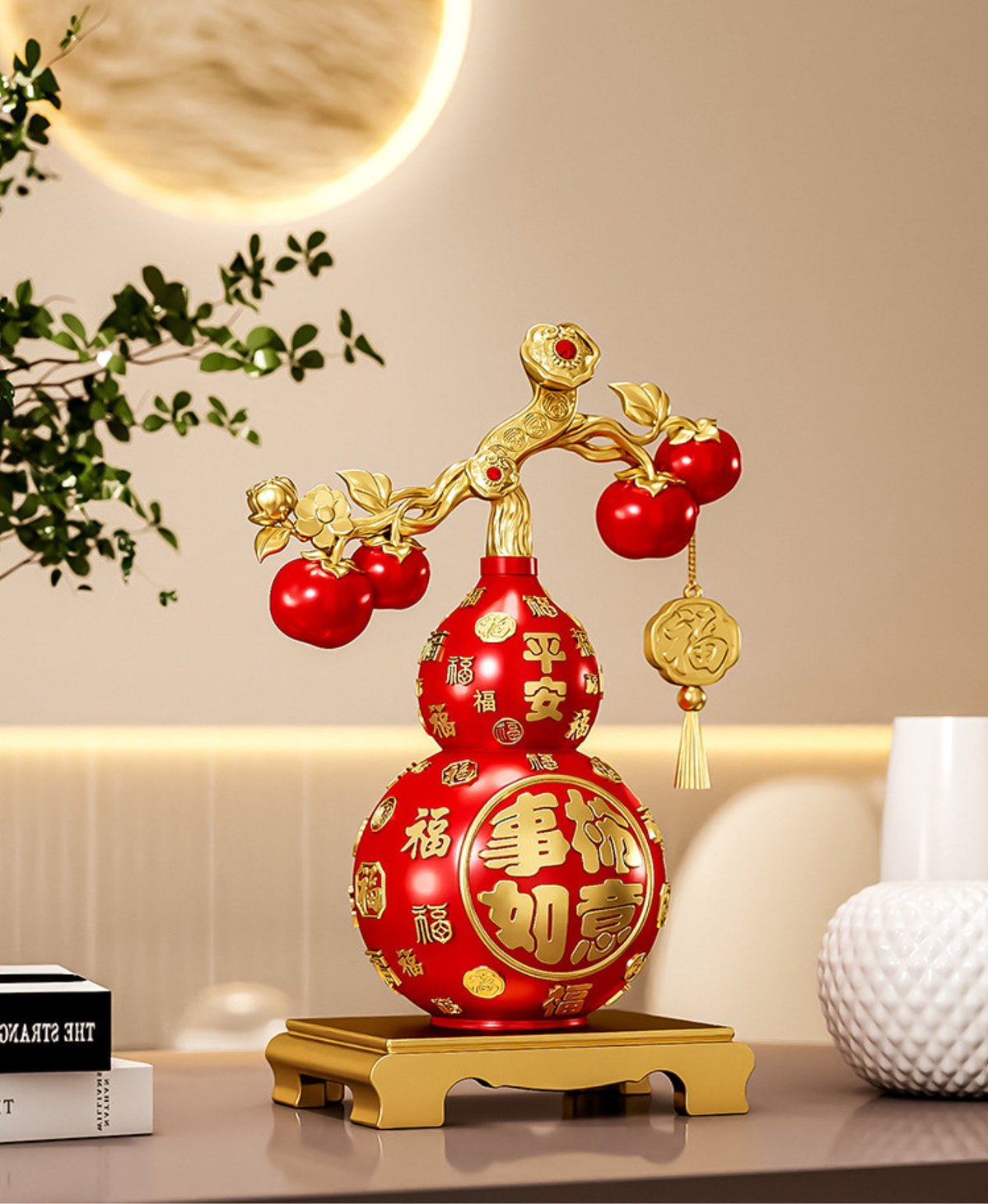 Ruyi Gourd Decorative Display