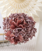 Pink Glitter Hydrangea Floral Pick
