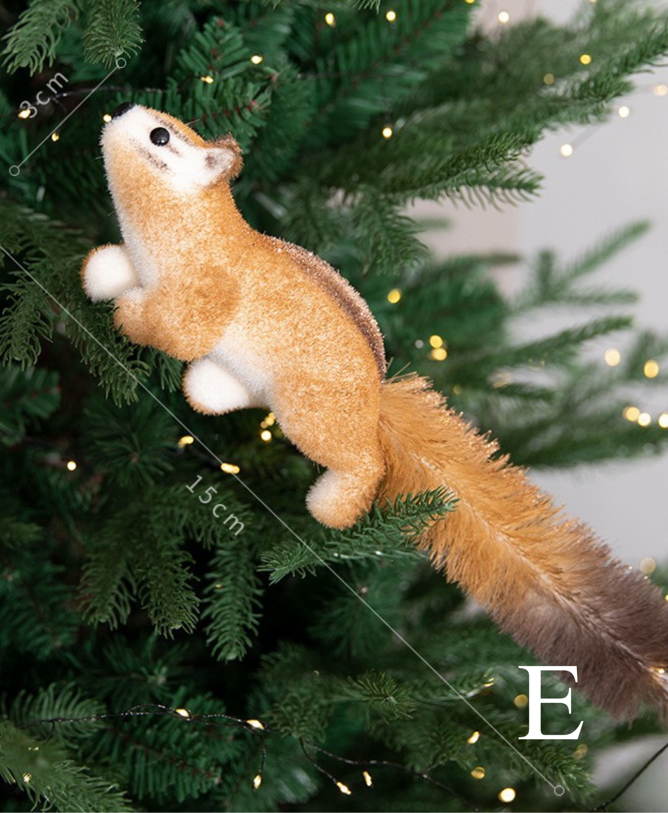 Magical Pine Grove Squirrel Decoration