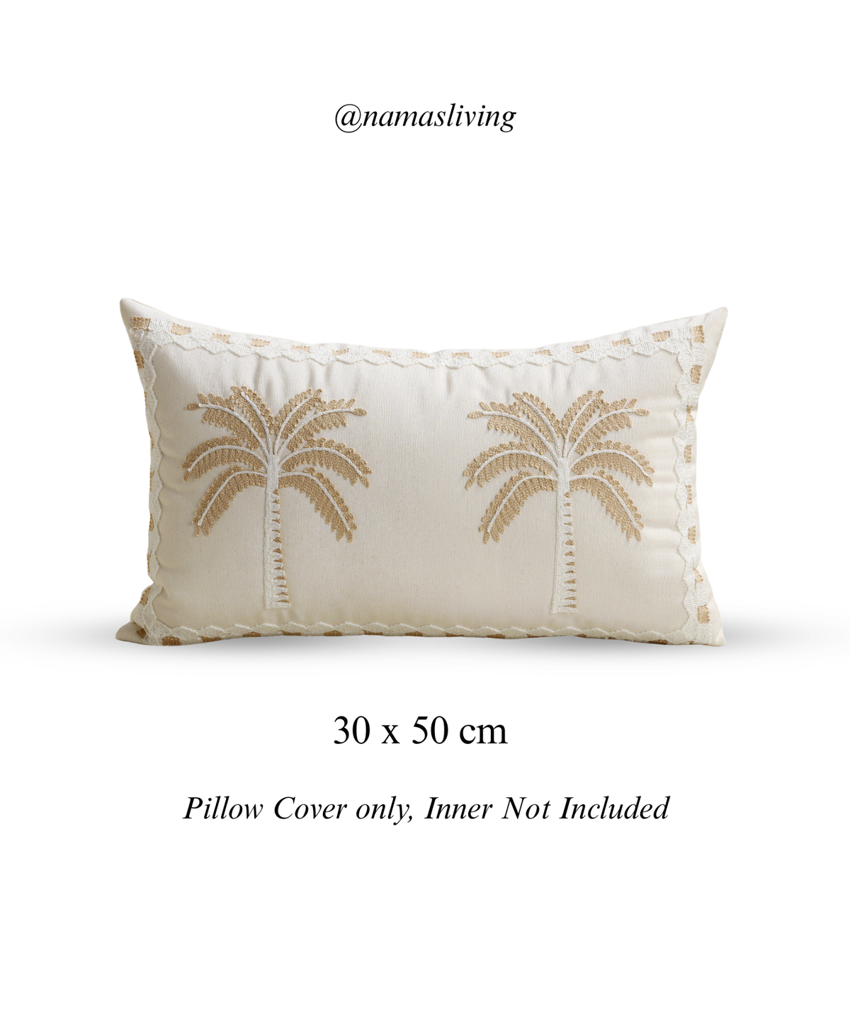 Solmere Palm Cushion Cover