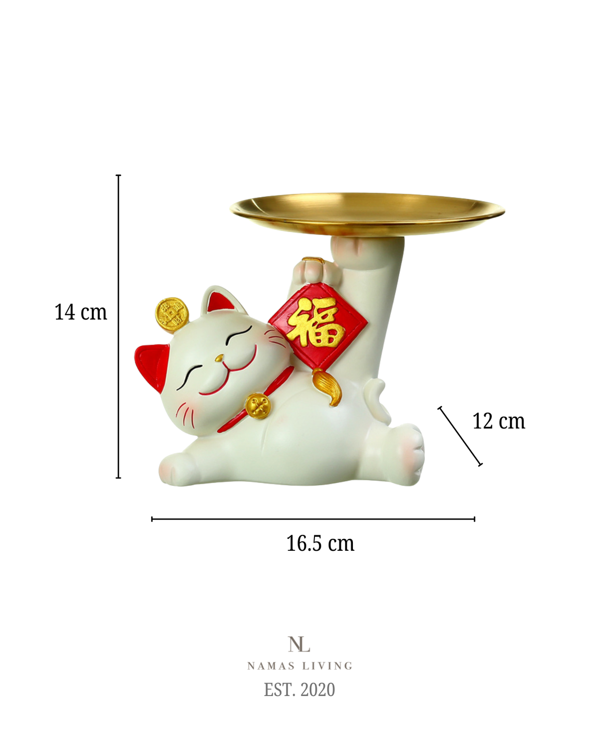 Lucky Cat Fortune Display Tray