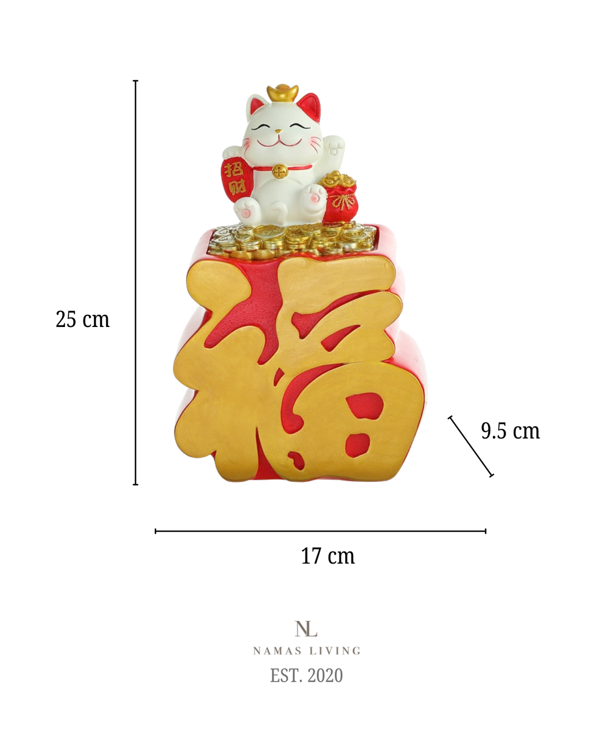 Lucky Cat Decorative Tissue Box