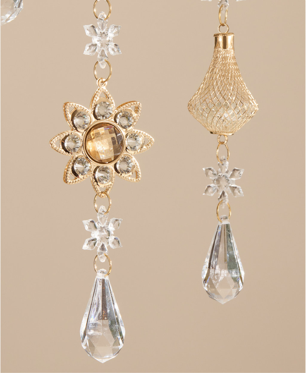 Crystal Snowflake Tree Ornament