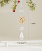 Crystal Snowflake Tree Ornament