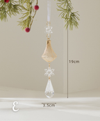 Crystal Snowflake Tree Ornament