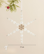Crystal Snowflake Tree Ornament