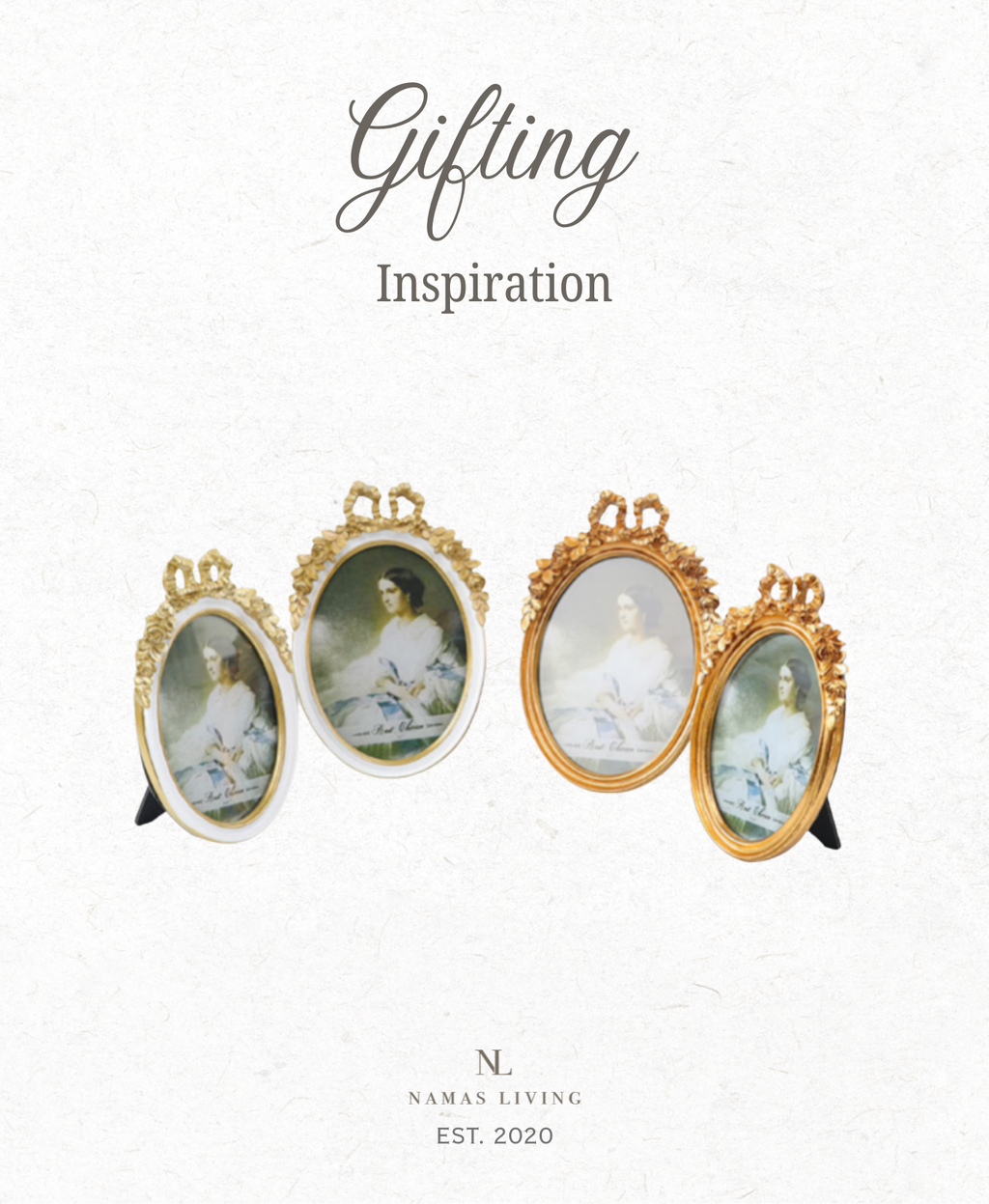 GIFTING INSPIRATION - Mademoiselle Picture Frame and Vanity Mirror