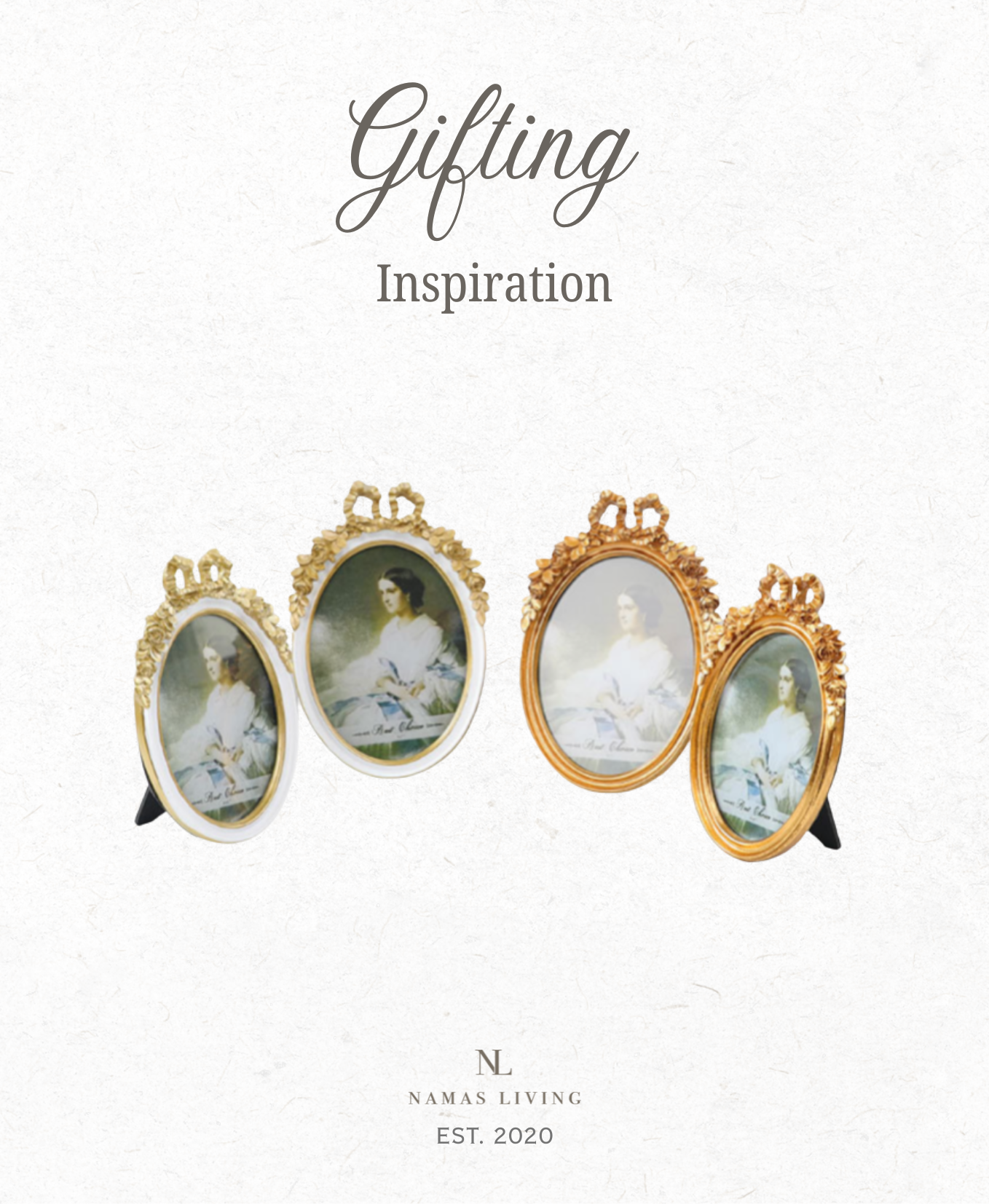 GIFTING INSPIRATION - Mademoiselle Picture Frame and Vanity Mirror