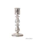 Crimson & Silver Regal Candlestick