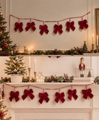 Red Velvet Pearl Garland