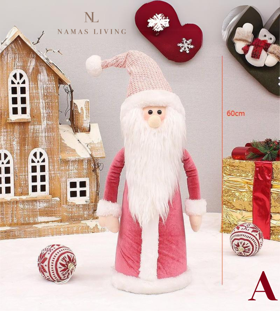 Holiday Pink Knit Doll Collection